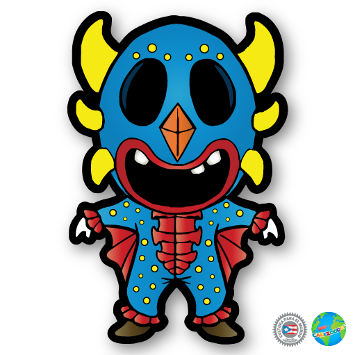Gozo Sticker Making Sticker: Gozo Vejigante – CABEZOODOS